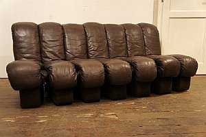 vintage ledersofa swiss made