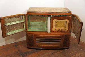 vintage musikmöbel radio marelli